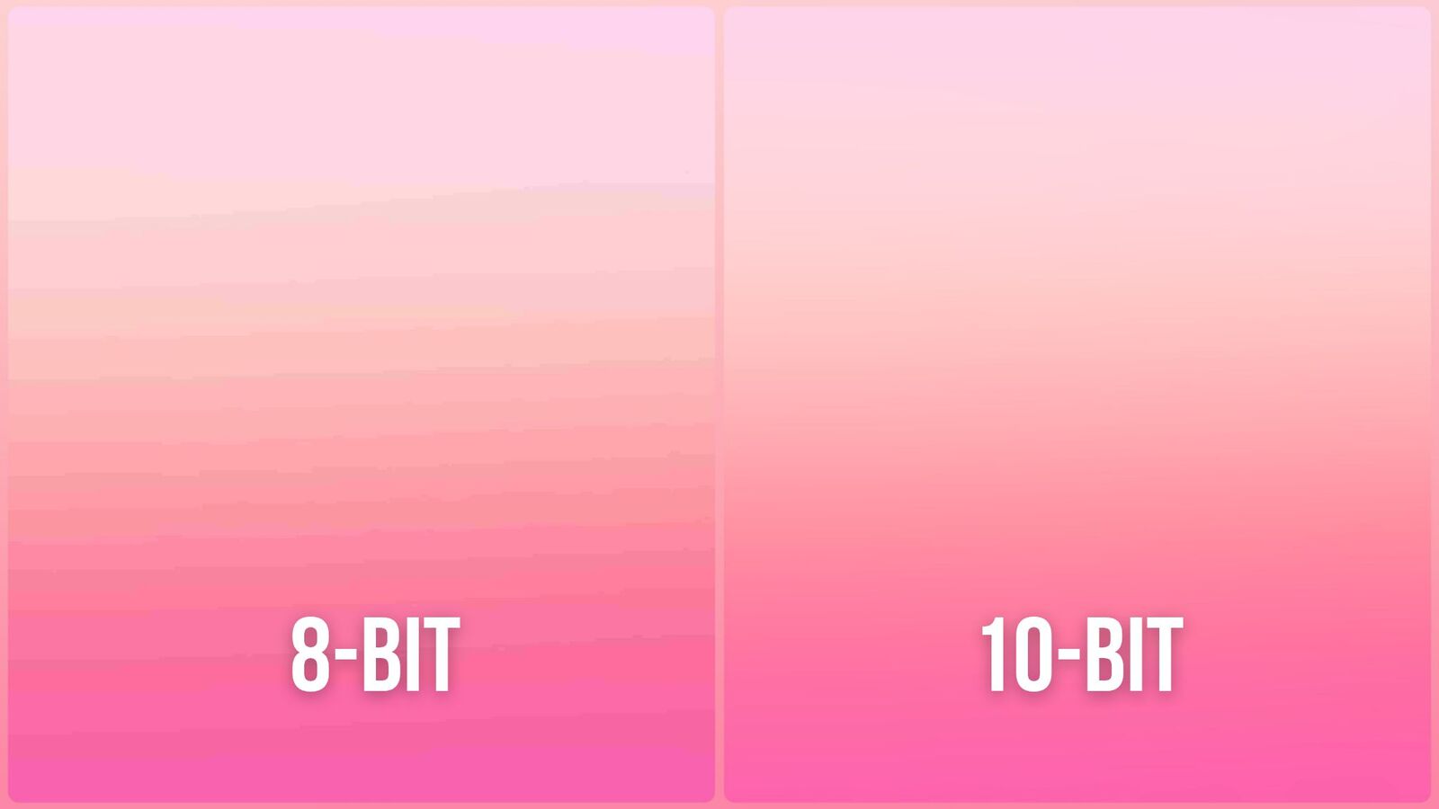 Close up comparison of sky banding in JPG vs smooth gradient in HEIC